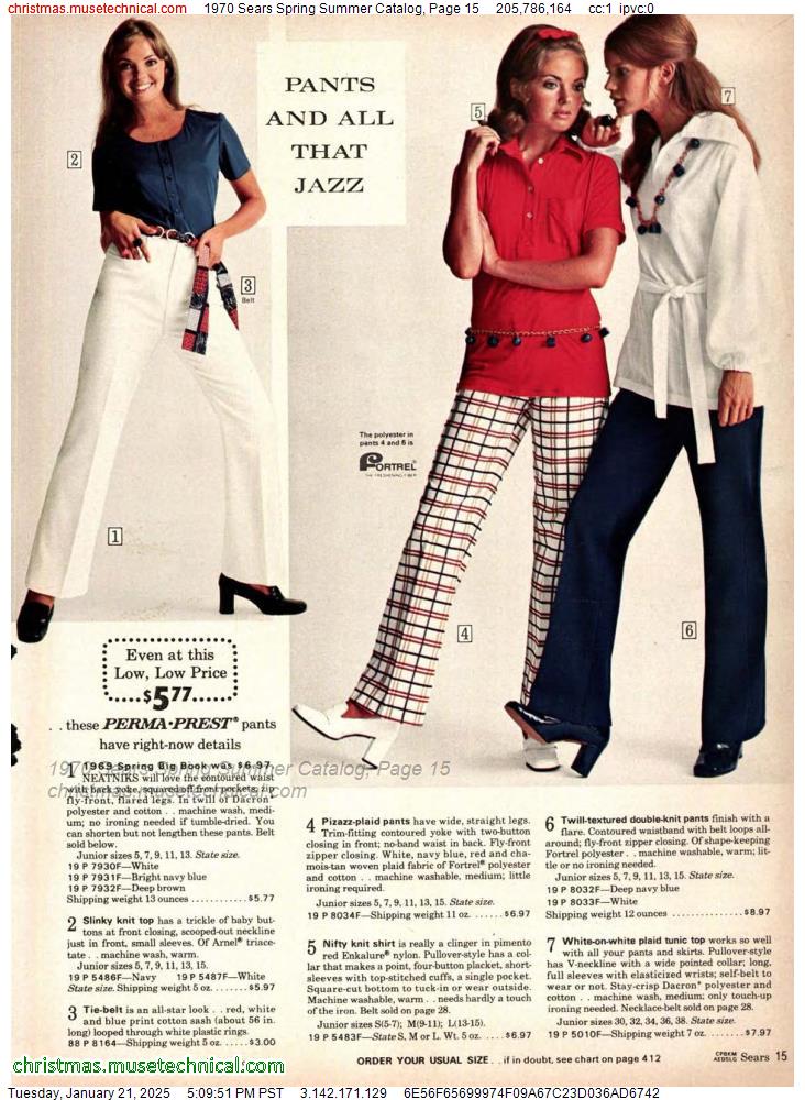 1970 Sears Spring Summer Catalog, Page 15