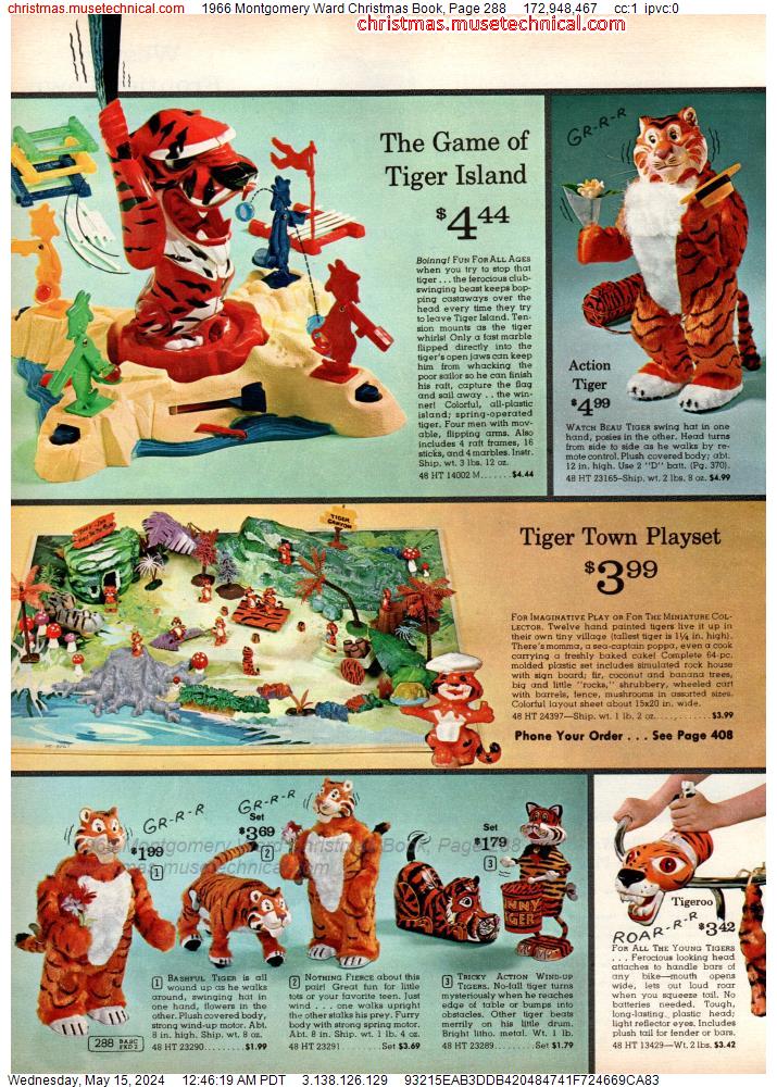 1966 Montgomery Ward Christmas Book, Page 288