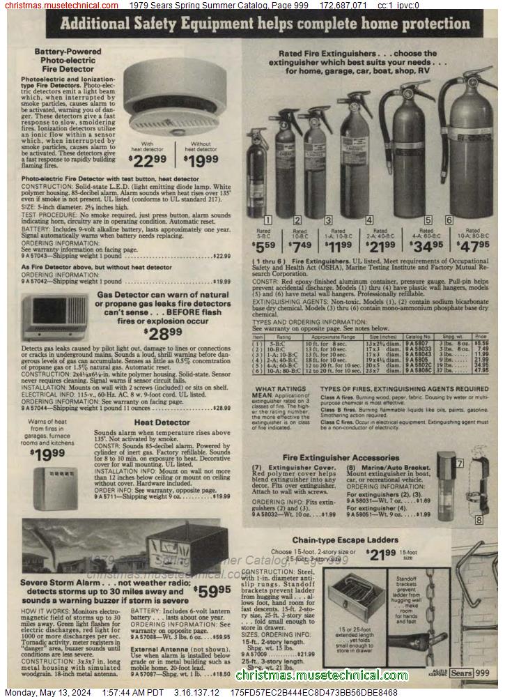 1979 Sears Spring Summer Catalog, Page 999
