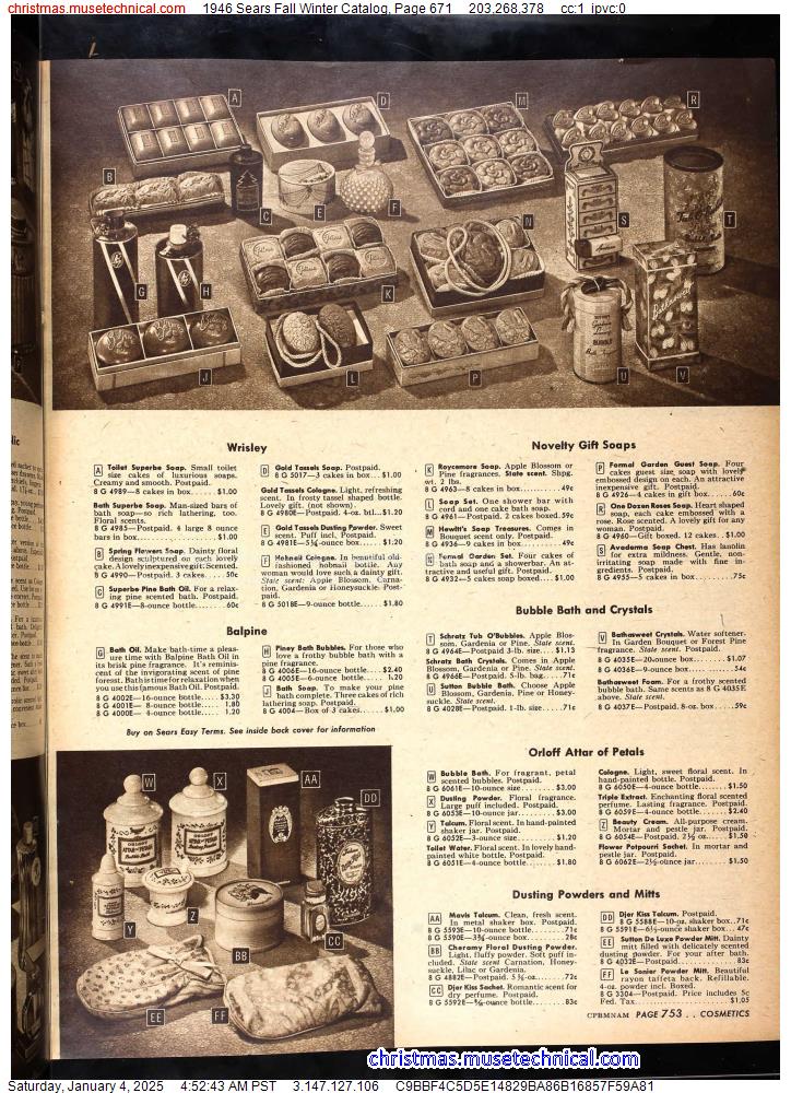 1946 Sears Fall Winter Catalog, Page 671