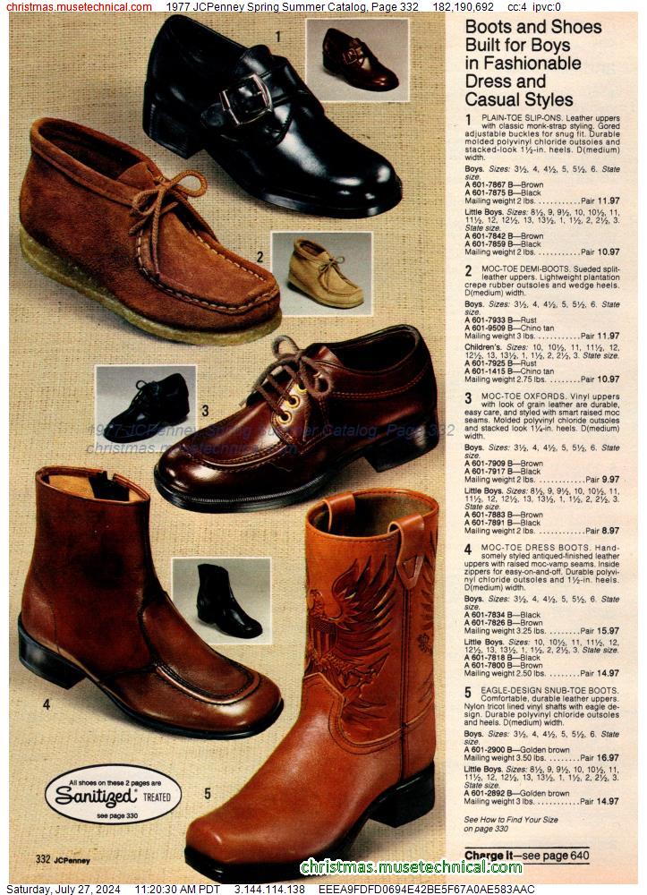 1977 JCPenney Spring Summer Catalog, Page 332