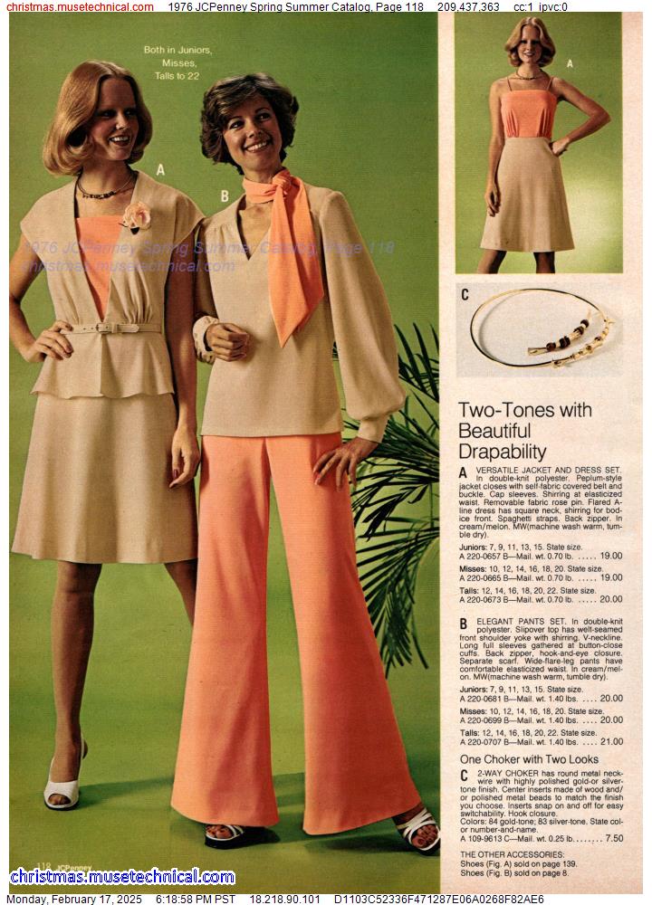 1976 JCPenney Spring Summer Catalog, Page 118