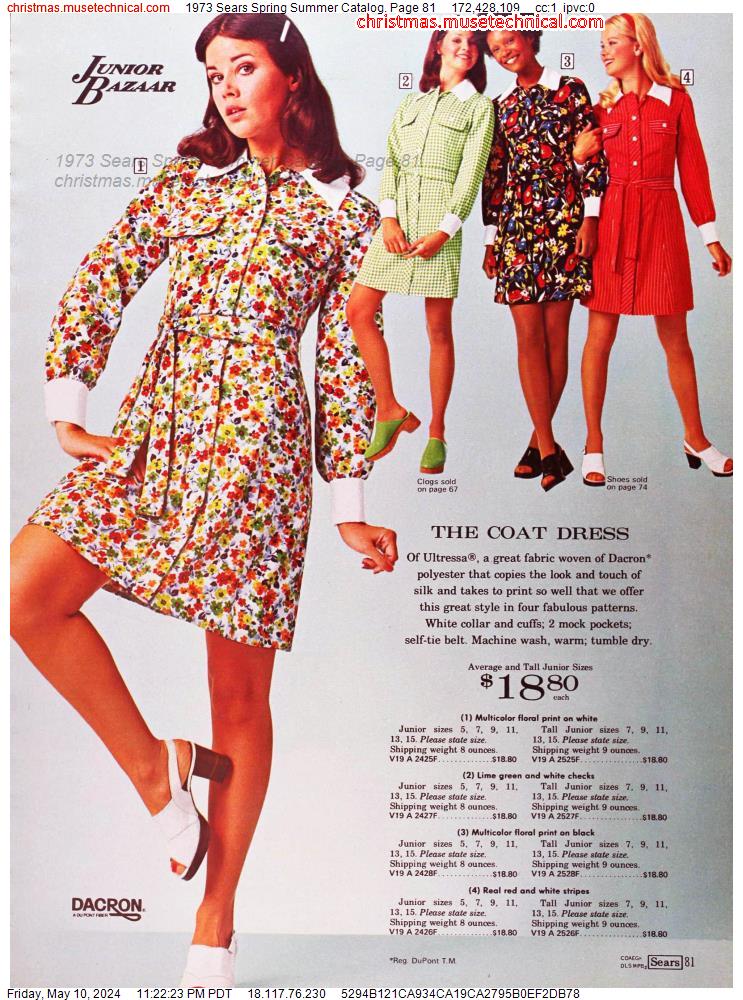 1973 Sears Spring Summer Catalog, Page 81
