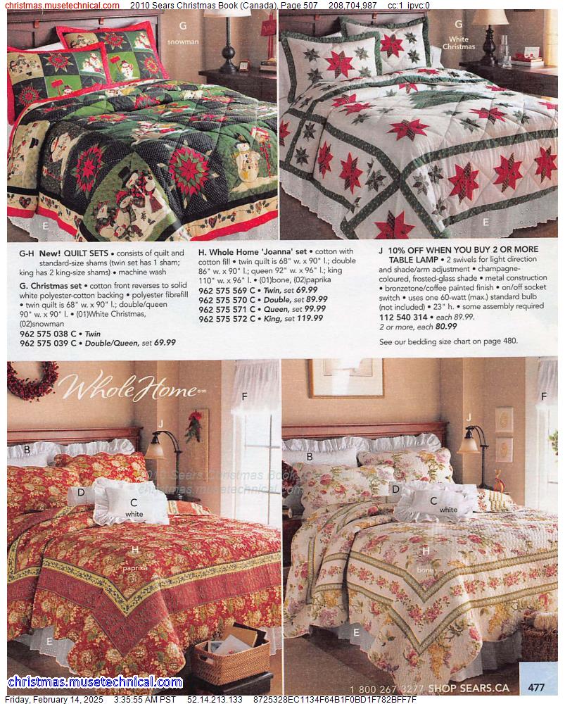 2010 Sears Christmas Book (Canada), Page 507