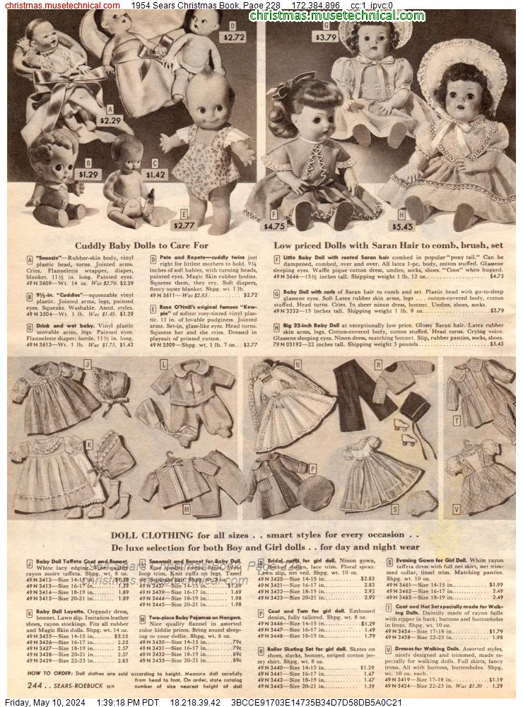 1954 Sears Christmas Book, Page 228
