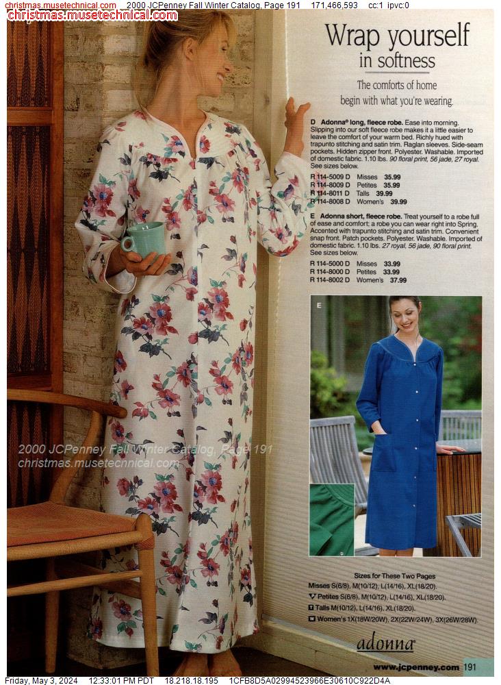 2000 JCPenney Fall Winter Catalog, Page 191