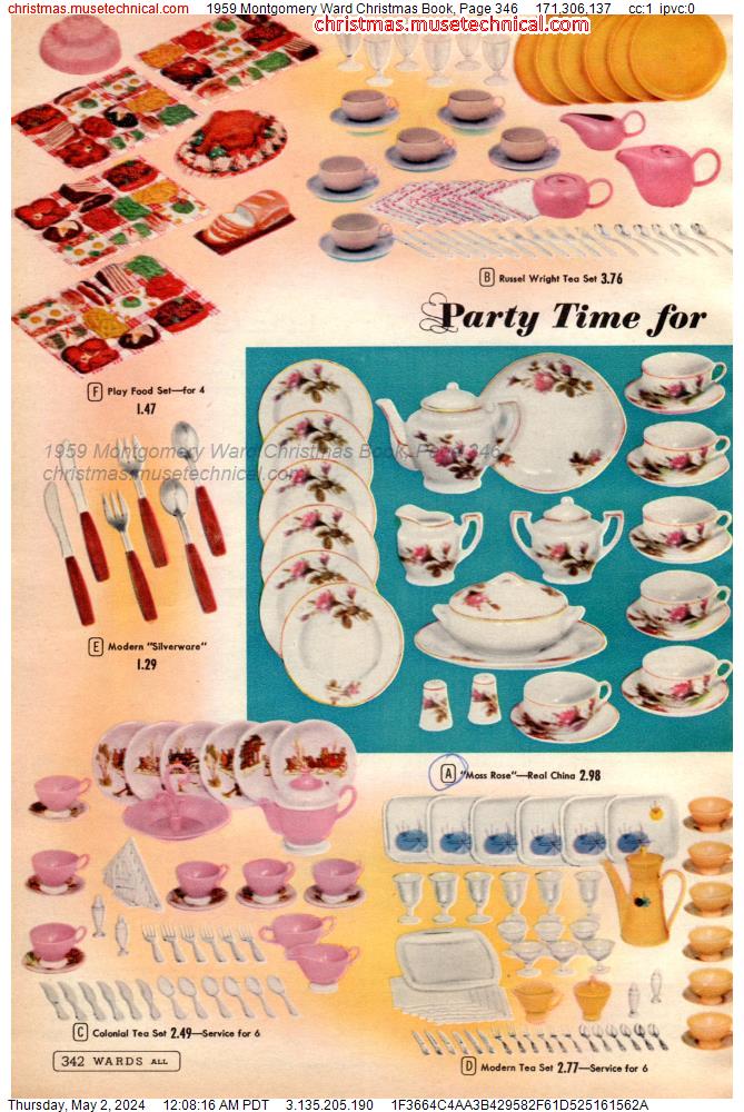 1959 Montgomery Ward Christmas Book, Page 346
