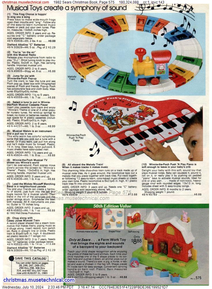 1982 Sears Christmas Book, Page 575