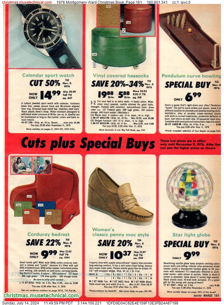 1976 Montgomery Ward Christmas Book, Page 161