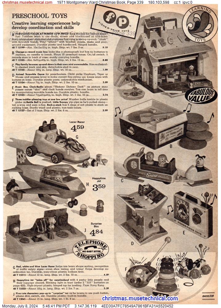 1971 Montgomery Ward Christmas Book, Page 339