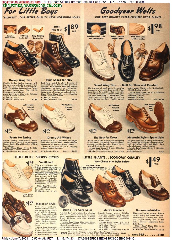 1941 Sears Spring Summer Catalog, Page 262