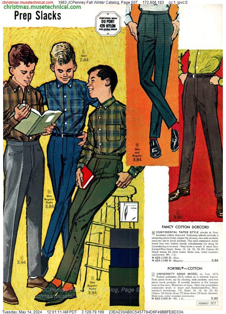 1963 JCPenney Fall Winter Catalog, Page 507