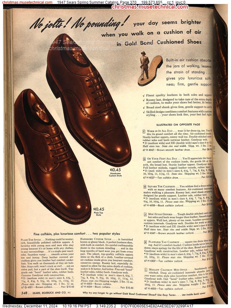 1947 Sears Spring Summer Catalog, Page 370