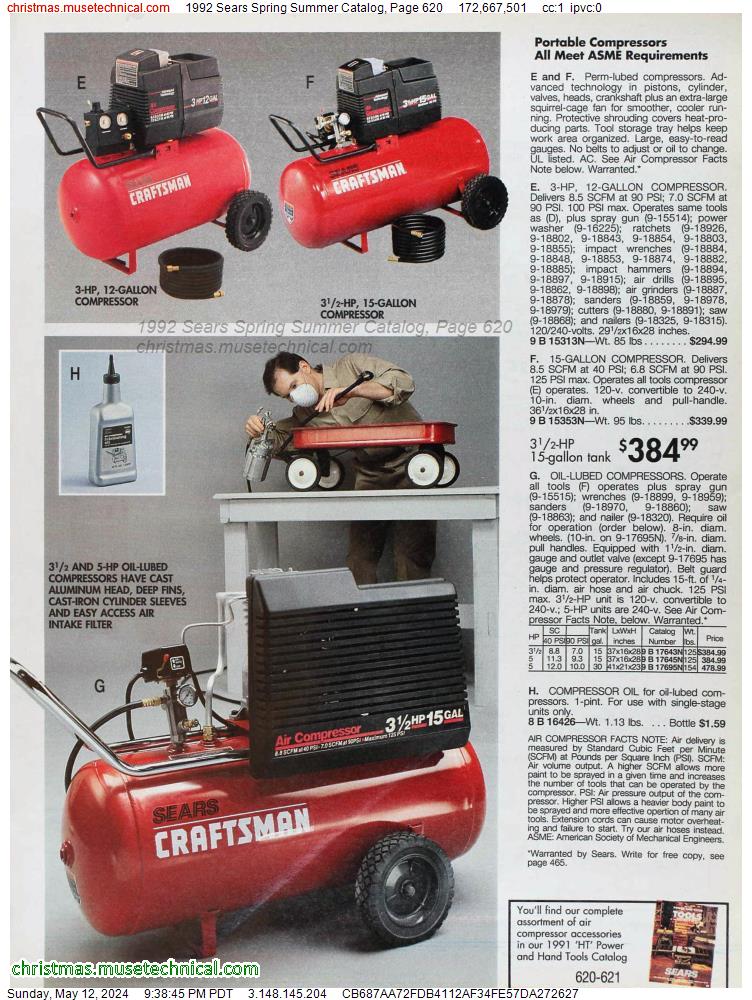 1992 Sears Spring Summer Catalog, Page 620