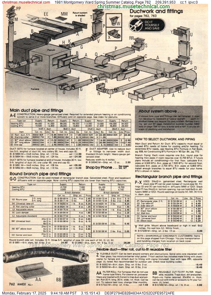 1981 Montgomery Ward Spring Summer Catalog, Page 762