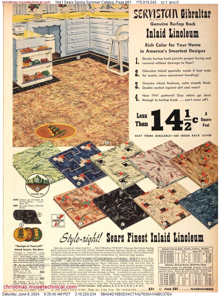 1941 Sears Spring Summer Catalog, Page 661