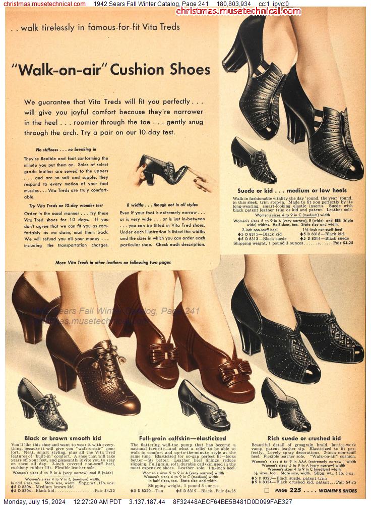 1942 Sears Fall Winter Catalog, Page 241