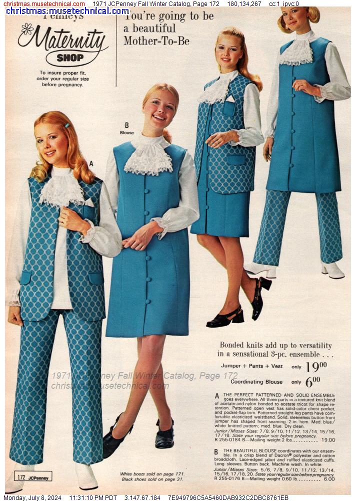 1971 JCPenney Fall Winter Catalog, Page 172