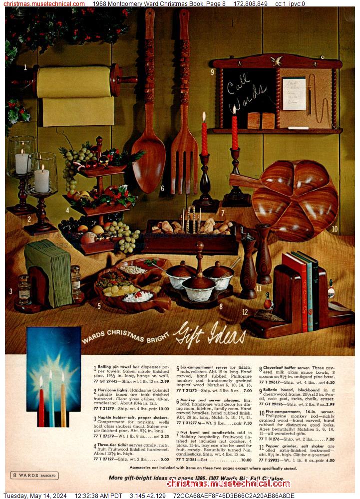1968 Montgomery Ward Christmas Book, Page 8