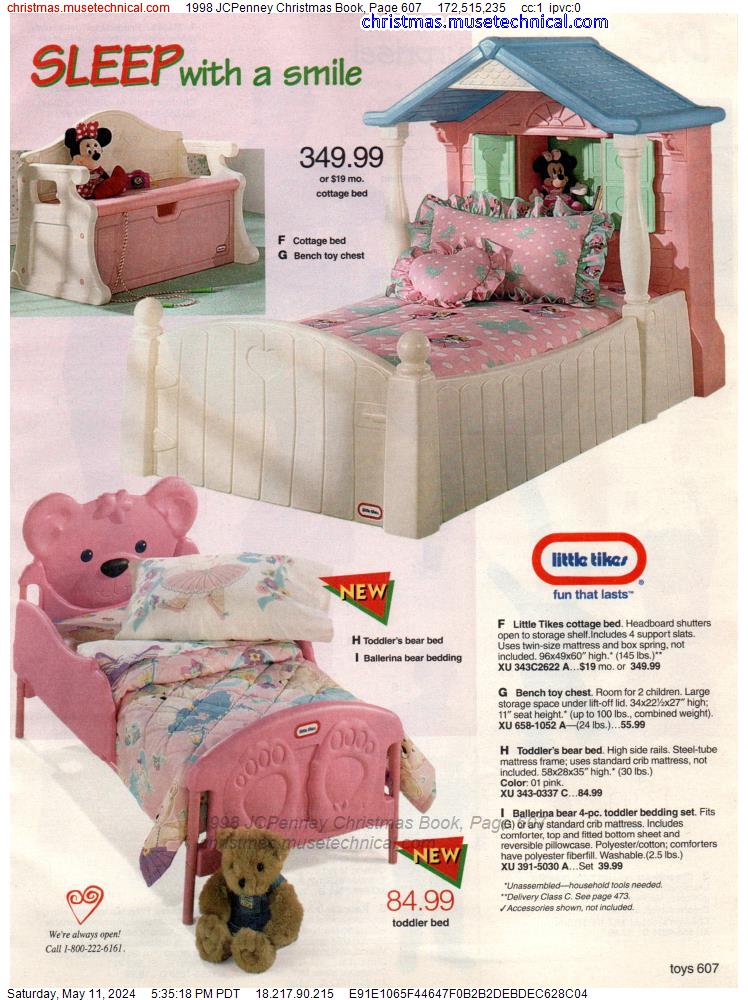 1998 JCPenney Christmas Book, Page 607