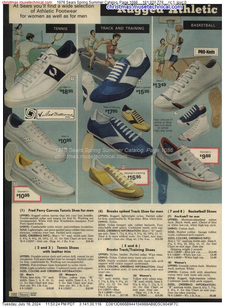 1976 Sears Spring Summer Catalog, Page 1086