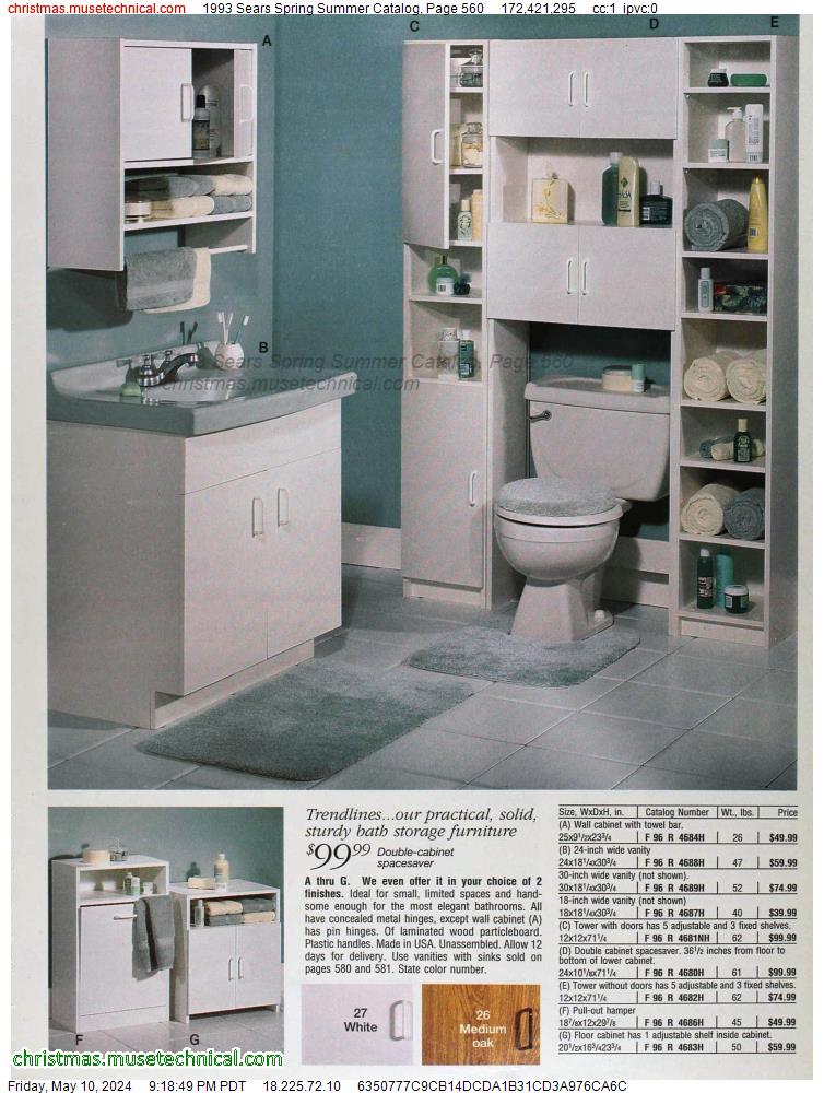 1993 Sears Spring Summer Catalog, Page 560