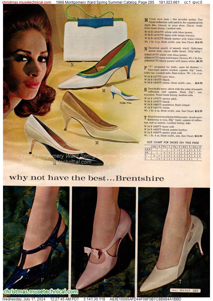 1966 Montgomery Ward Spring Summer Catalog, Page 285
