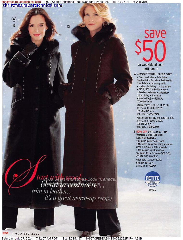 2008 Sears Christmas Book (Canada), Page 226