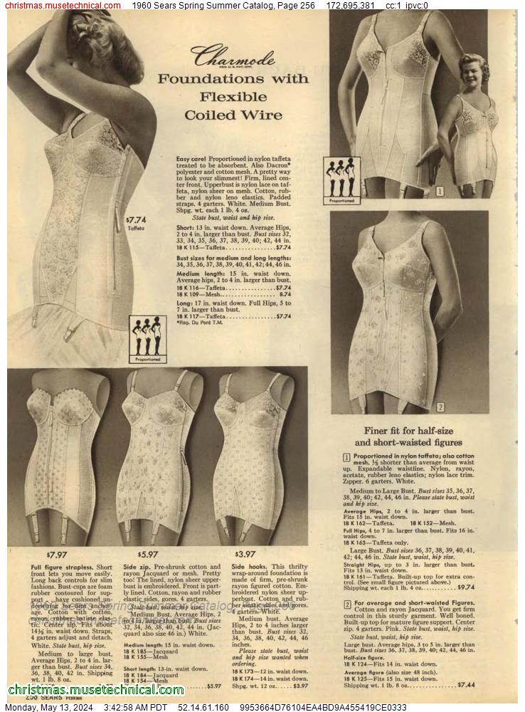 1960 Sears Spring Summer Catalog, Page 256