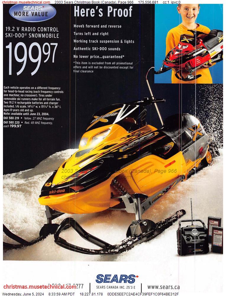2003 Sears Christmas Book (Canada), Page 966