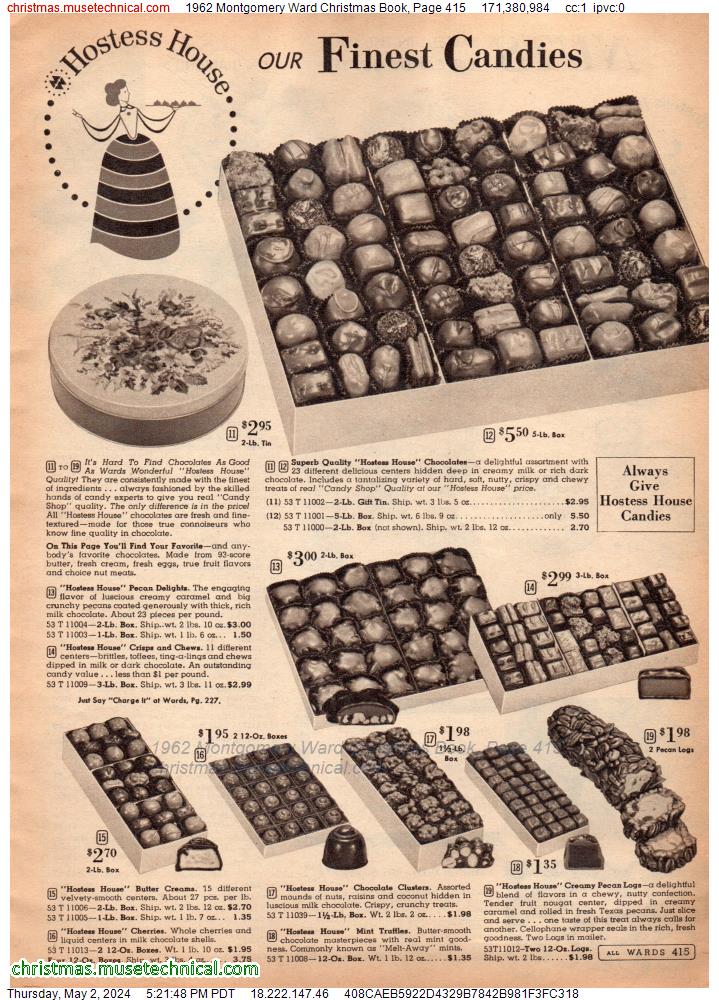 1962 Montgomery Ward Christmas Book, Page 415