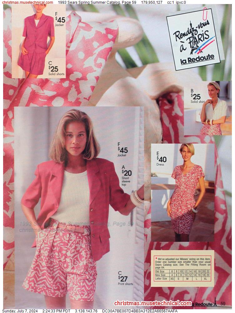 1993 Sears Spring Summer Catalog, Page 59