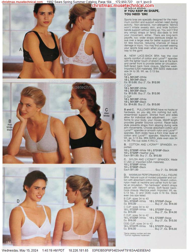 1992 Sears Spring Summer Catalog, Page 184