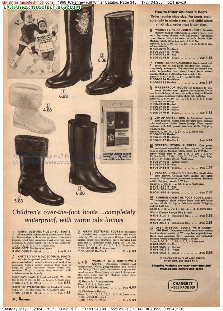 1969 JCPenney Fall Winter Catalog, Page 346