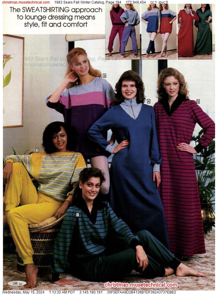 1983 Sears Fall Winter Catalog, Page 194