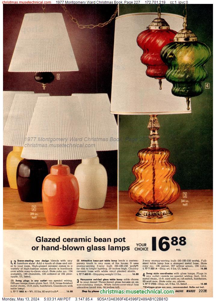 1977 Montgomery Ward Christmas Book, Page 227