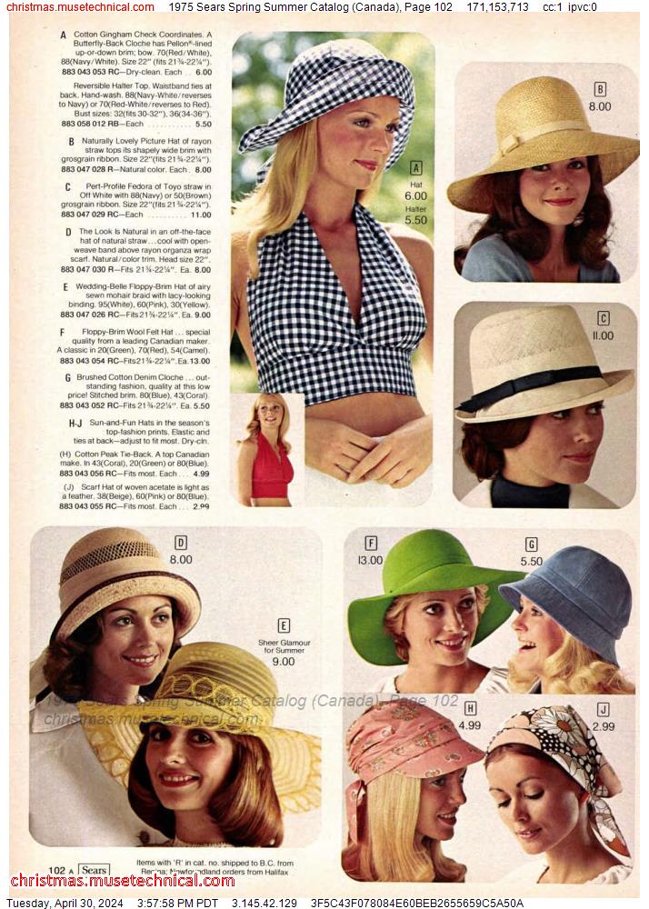 1975 Sears Spring Summer Catalog (Canada), Page 102