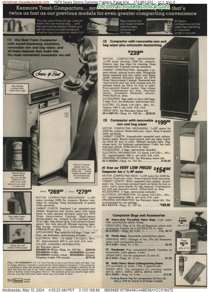 1979 Sears Spring Summer Catalog, Page 914