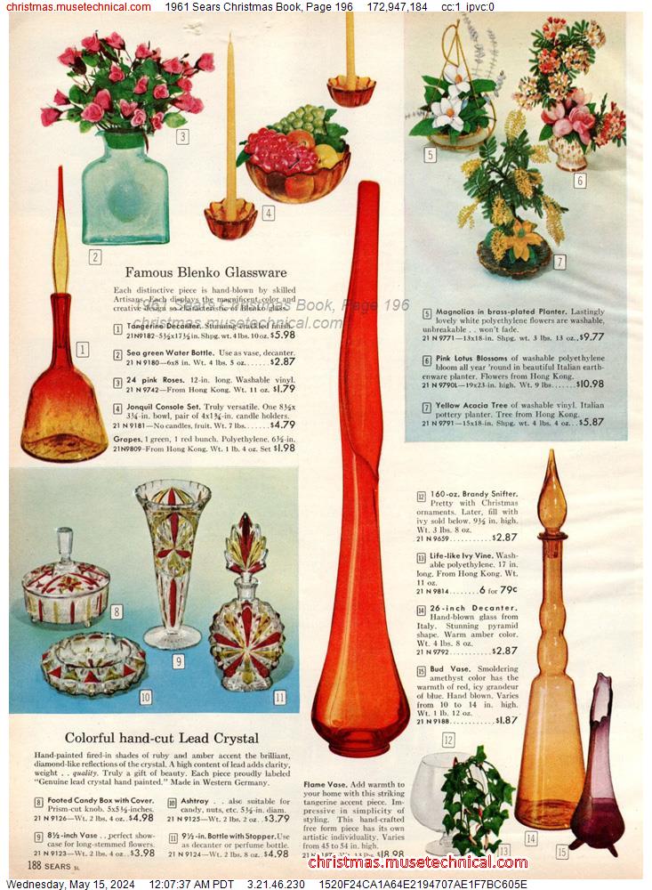 1961 Sears Christmas Book, Page 196