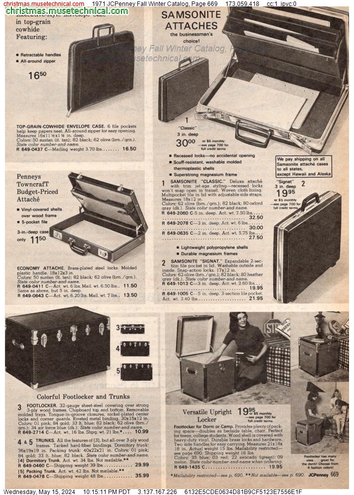 1971 JCPenney Fall Winter Catalog, Page 669