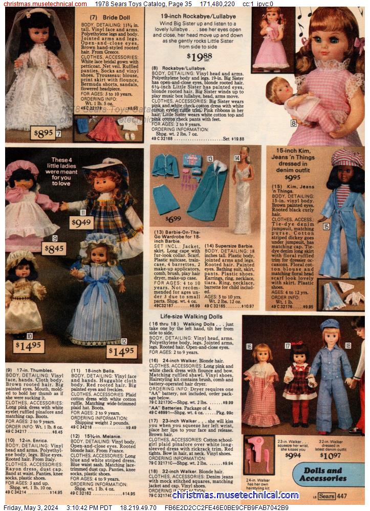 1978 Sears Toys Catalog, Page 35