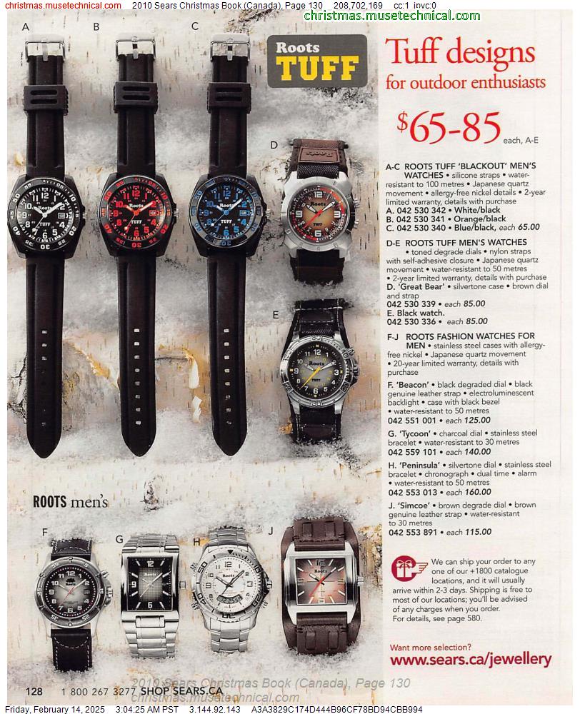 2010 Sears Christmas Book (Canada), Page 130