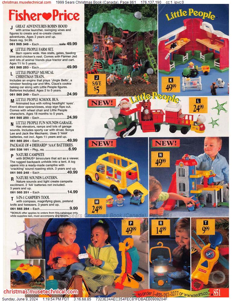 1999 Sears Christmas Book (Canada), Page 861
