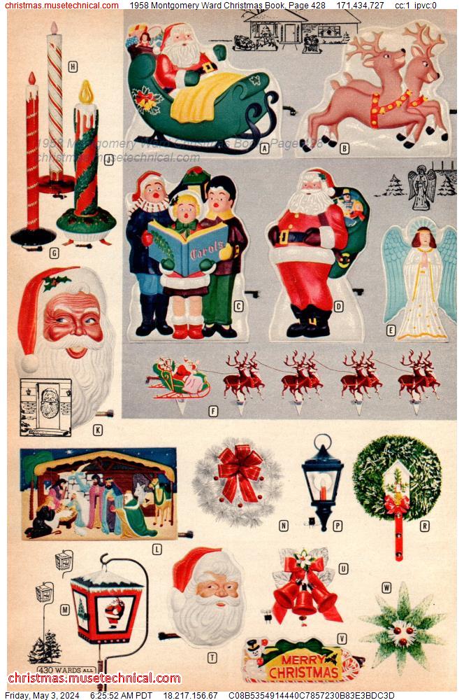 1958 Montgomery Ward Christmas Book, Page 428