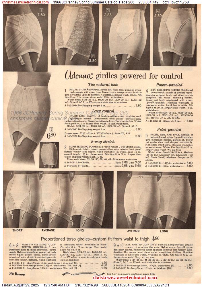 1966 JCPenney Spring Summer Catalog, Page 260