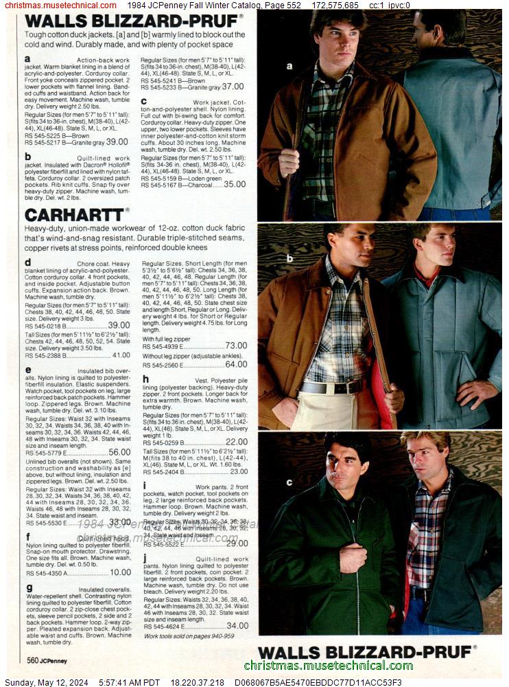 1984 JCPenney Fall Winter Catalog, Page 552