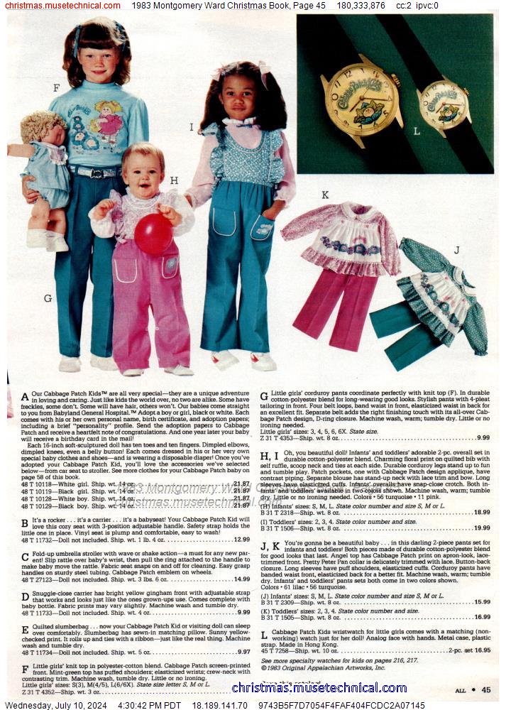 1983 Montgomery Ward Christmas Book, Page 45