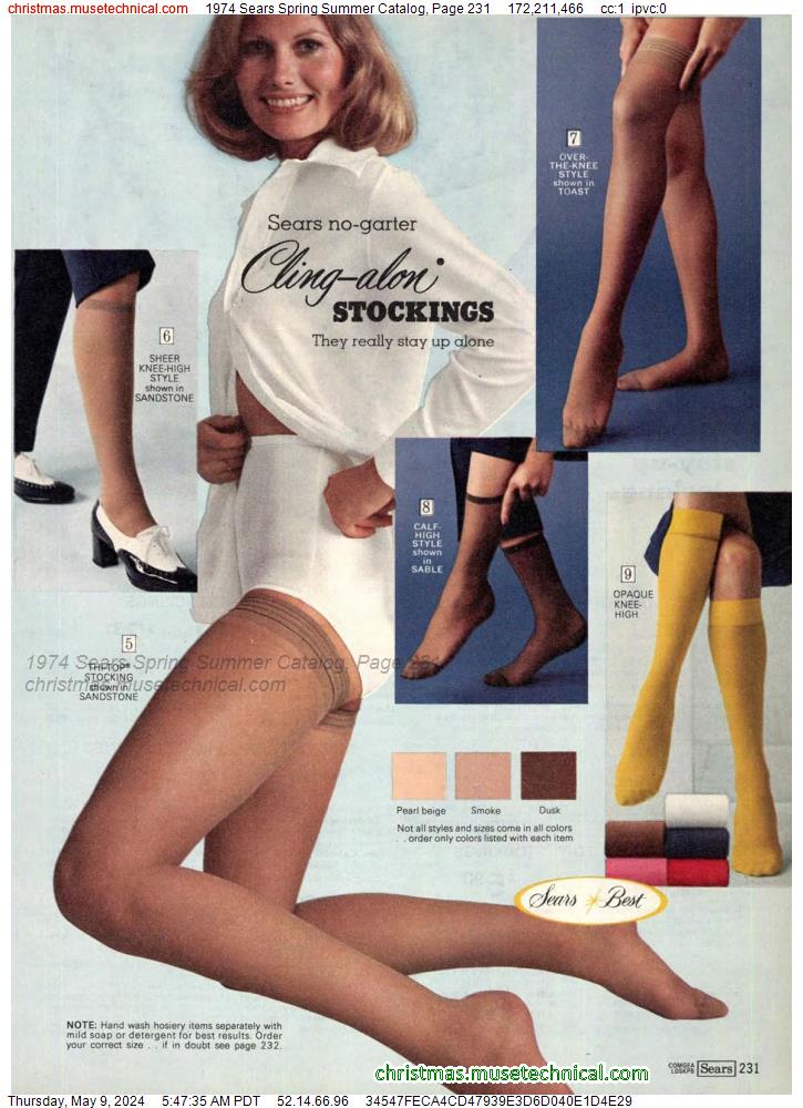 1974 Sears Spring Summer Catalog, Page 231