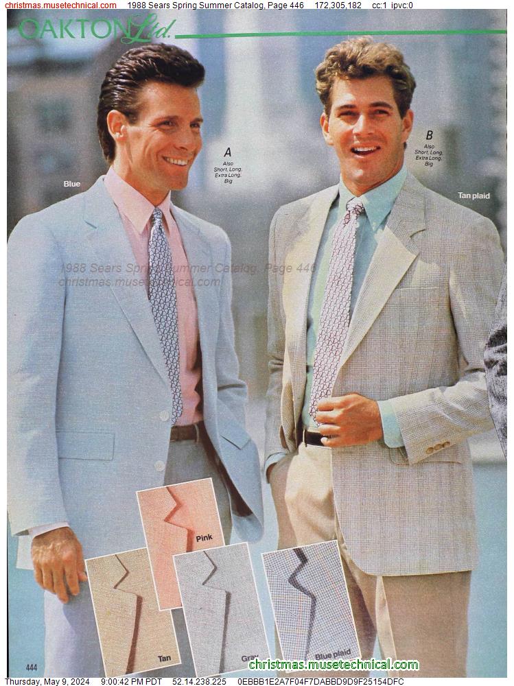 1988 Sears Spring Summer Catalog, Page 446