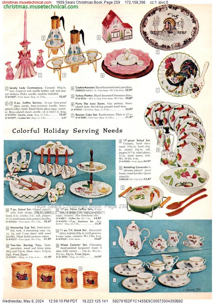 1959 Sears Christmas Book, Page 259